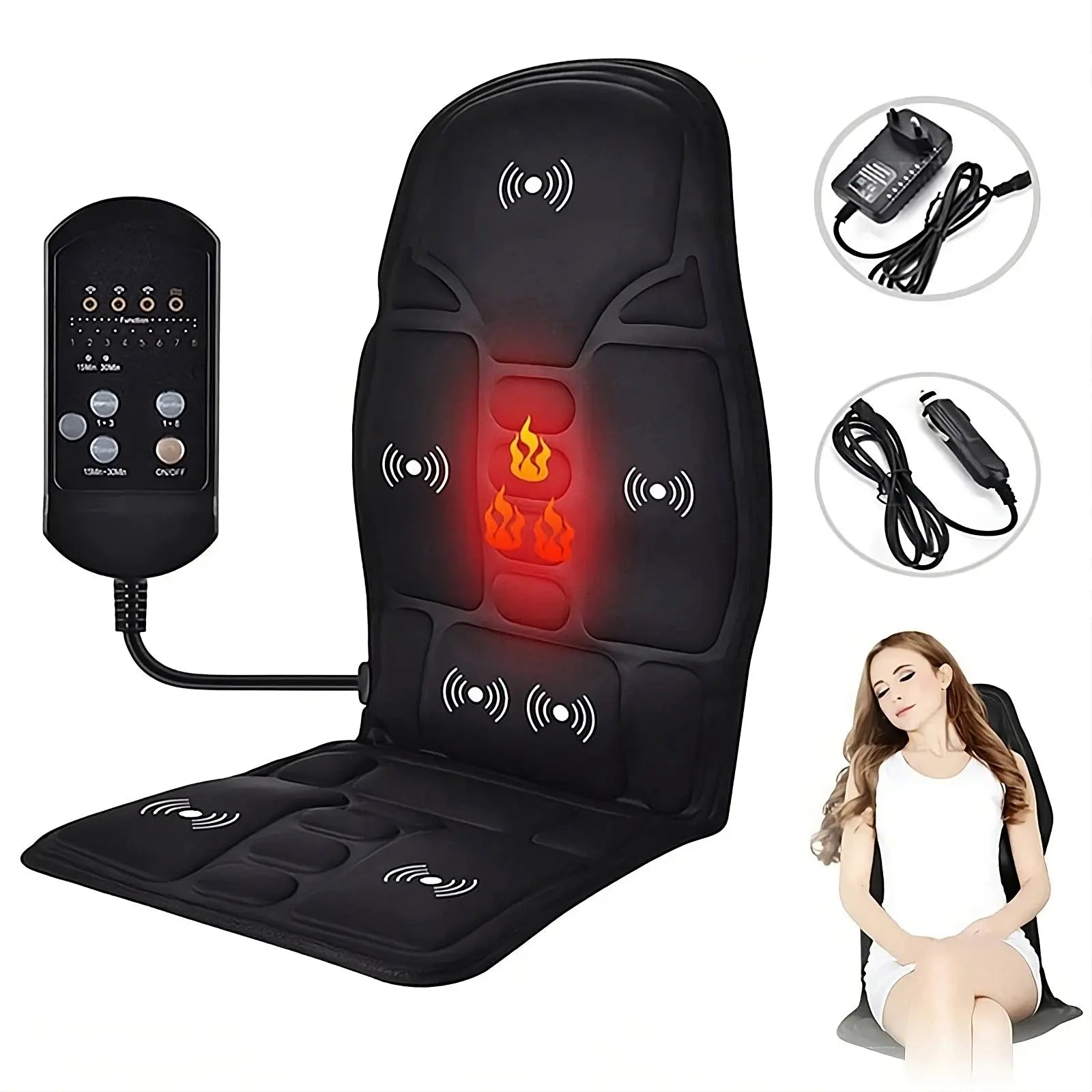 Multi-Mode Vibrating Massage Chair Pad Look better