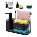 5-in-1 Kitchen Soap Dispenser & Sink Organizer Set - All-in-One Caddy