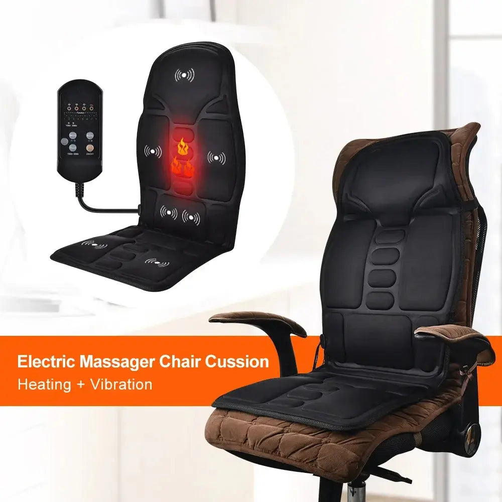 Multi-Mode Vibrating Massage Chair Pad Look better